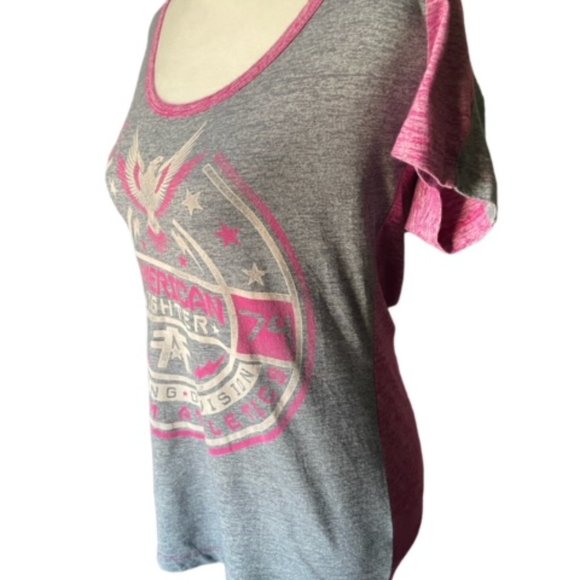 Affliction American Fighter Scoop Neck Tee - Picture 4 of 8